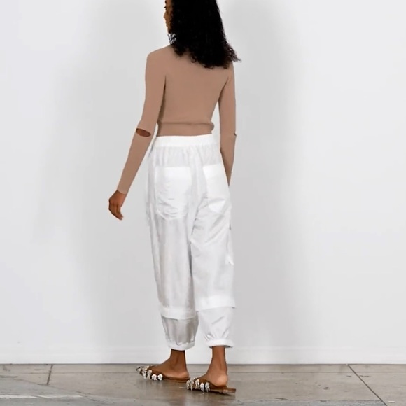 Tibi Giselle Slash Cutout Crewneck Pullover - Picture 14 of 15